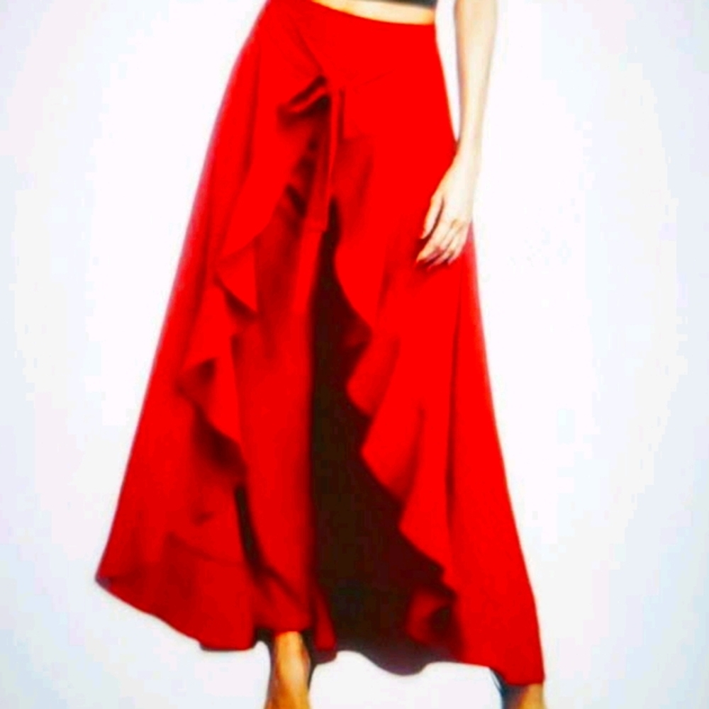 Women's designer Palazzo Pants with ruffles unique